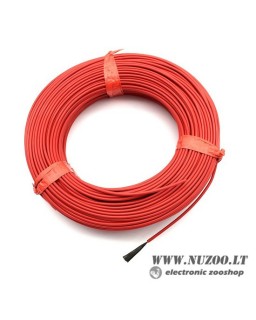 15m 12K 33Ohm 2.3MM Teflon Carbon Heating Cable, Hotline Wire