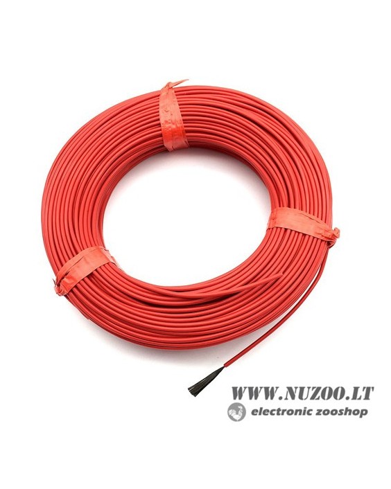 15m 12K 33Ohm 2.3MM Teflon Carbon Fiber Heating Cable Hotline Wire